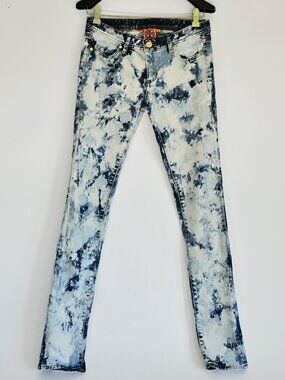 Tory Burch Acid Wash Super Skinny Jeans 27